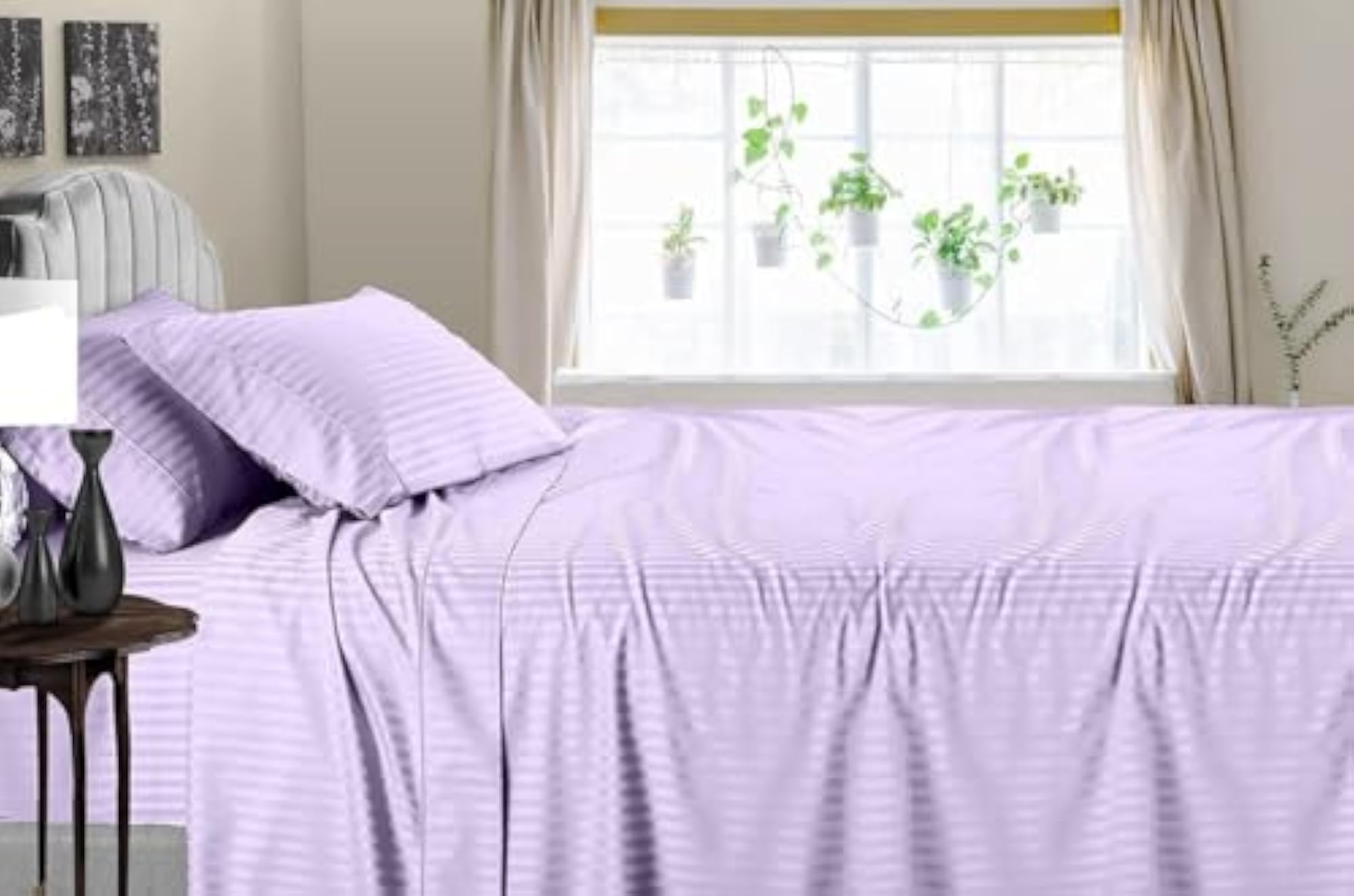 400 Thread Count 4 Piece Bed Sheets Set, Ultra Soft Cotton