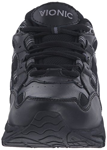 Vionic Walker Men's Plantar Fasciitis Shoe - Black Orthaheel Black - 10 Medium #TOP1