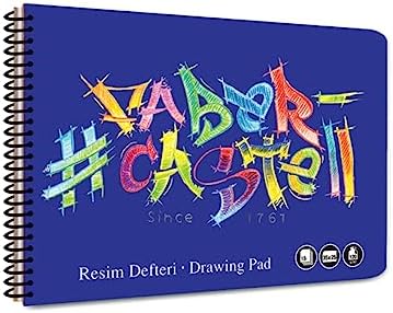 Faber-Castell Resim Defteri Logo, Karton Kapak 35x50, 15 Yaprak - Görsel 1