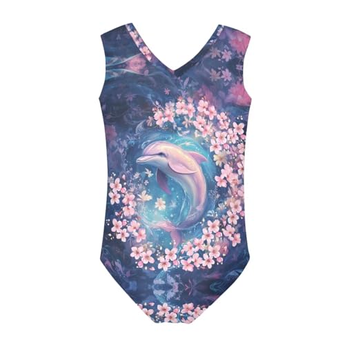 Image of Girls Swimsuit 3-14Y One Piece Swimwear Sleeveless Girls Bathing Suit