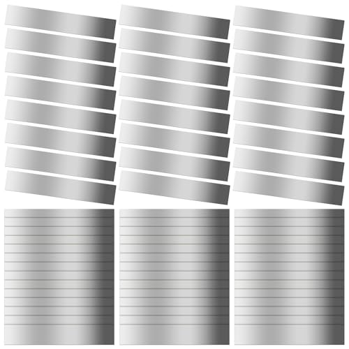 Image of 66 Pcs Shim Stock Assortment, 304 Stainless Steel Metal Shims for Leveling, 11 Thickness Sizes 0.0007 inch-0.015 inch, 1 inch Width x 6 inch Length Aluminum Steel Shim Stock Strips for Gap Filler, Alignment & DIY