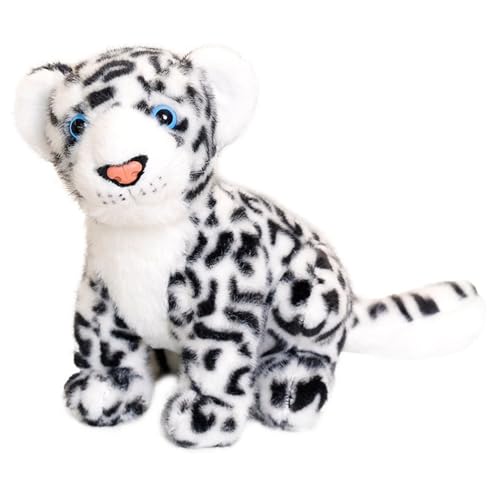 KUKUShining Peluche De Leopardo De Las Nieves, Realista De Leopardo Juguete De Peluche Suave Y Adorable Almohada para Coleccionistas De Animales