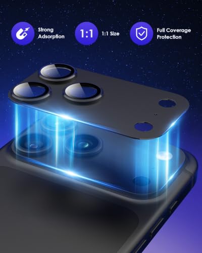 Kanosan for iPhone 18 Pro Max Camera Lens Protector Titanium Black - image 2