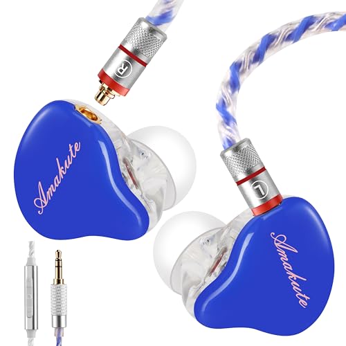 Image of DEMAKE in-Ear Monitor with Detachable Silver-Plated,with mic