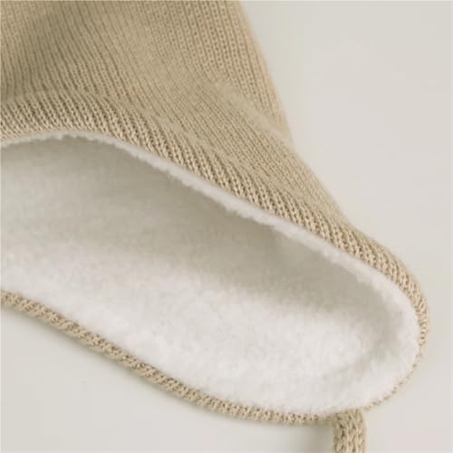 Cap Cute Pom Pom Babys Winter Hat Infant Earflap Knit Warm Cap for Boys Toddler Children Fleece Lined Beanie3