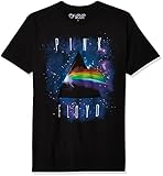 Liquid Blue Men's Big-Tall Pink Floyd Dark Side Space Short Sleeve T-Shirt, Black, 5XL