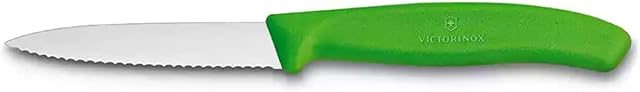 Victorinox Paring knife with ultra-sharp blade in green, Steel, Silver, 19cm