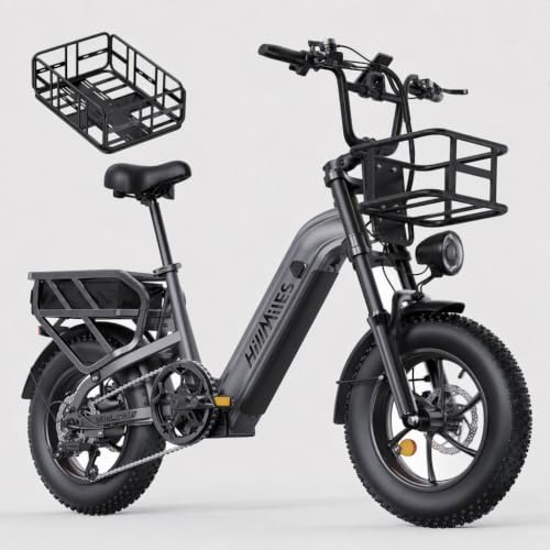 HillMiles Vélo Électrique Adulte, Autonomie120/250km,1968Wh,Charge150 kg