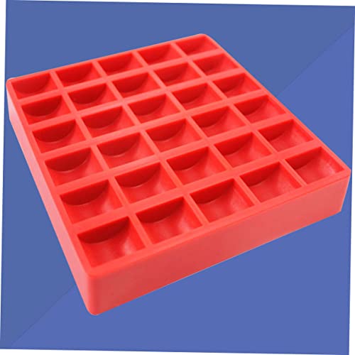 Caja organizadora para monedas Lurrose 2 piezas plástico rojo miniatura 6