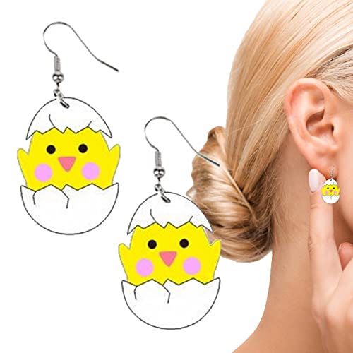 dangle earrings enamel
