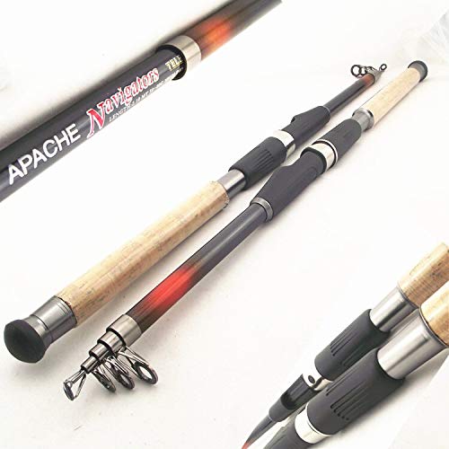 Carbon telescopiche Canne da Pesca Spinning 2.1M 2.7m Canna da Pesca di filatura Rod Sea Fishing Tackle Feeder Canna da Pesca (Size : 2.7 m)