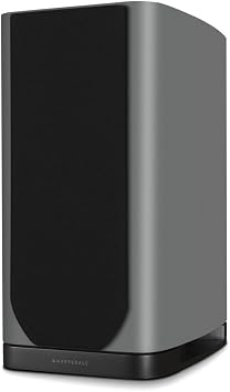 Wharfedale EVO 5.2 Standmount Speakers (Pair) – 6.5″ Kevlar Woofer, Soft Dome Midrange, AMT Tweeter, 3-Way Bass Reflex (Lunar Grey)