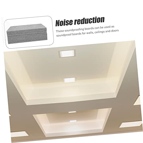 INOOMP 12Pcs Paneles de Absorción Acústica Profesional para Aislamiento Sonoro para Ktv Estudio en Casa Oficina Durable miniatura 6