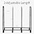 NEOCOZY 4FT Firewood Rack Outdoor with Cover, Heavy Duty Wood Holder with Log Carrier, Adjustable & Waterproof Log Holder Wood Storage Stand for Fireplace Patio Outdoor, Black