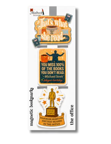 The Office-Themed Magnetic Bookmark Set