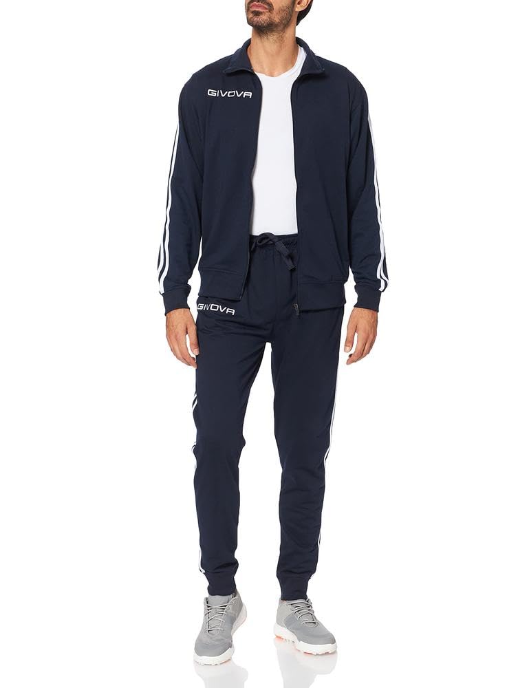 Givova, suit school senior, blue/blue, M