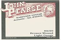 FOR YOU: 1 Set of John Pearse Strings - Baritone Acoustic Guitar YOUR USE: Passionate Work For Unique Tone! BEST MATERIALS: 80/20 Bronze Wound - 80% Copper-20% Zinc BEST QUALITY: Made in USA