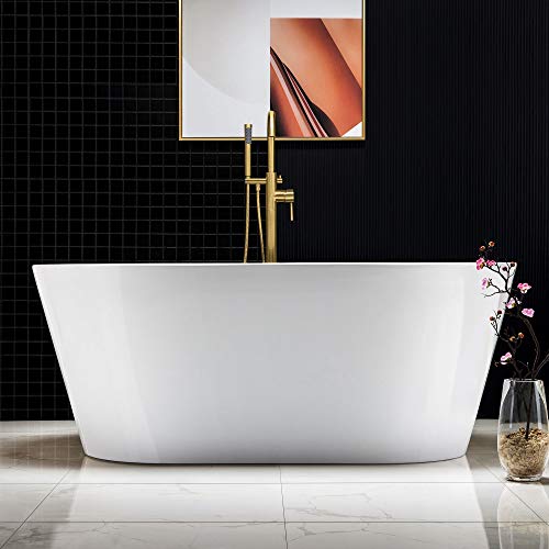 WOODBRIDGE Contemporary Acrylic Freestanding Soaking Bathtub #TOP22