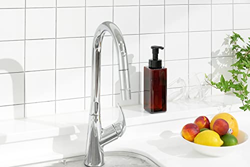 Obed Foaming Hand Soap Dispenser 2Pcs Set – 17Oz/500 Ml Plastic Soap Dispenser – Ultra-Durable Soap Dispenser Pump – Eco-Friendly And Reusable – Ideal For Foam Shampoo, Foam Soap – Brown #TOP2
