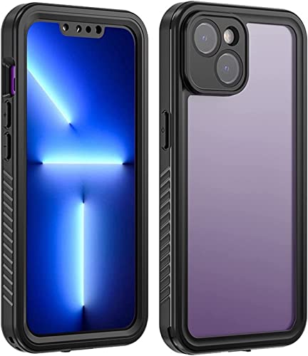 Funda para iPhone 14 Pro Max transparente antigolpes impermeable con cierre doble 3
