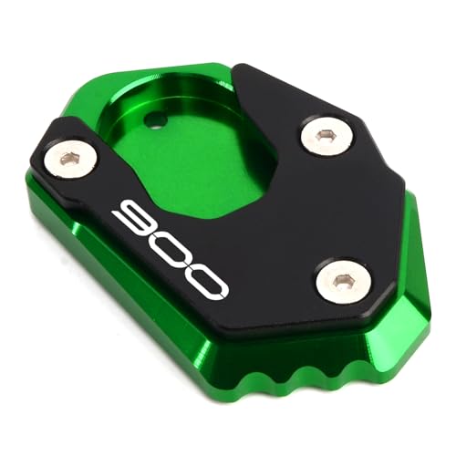 ZYAKOMO CNC Motorcycle Kickstand Pad For Z900 RS Z900 SE Green