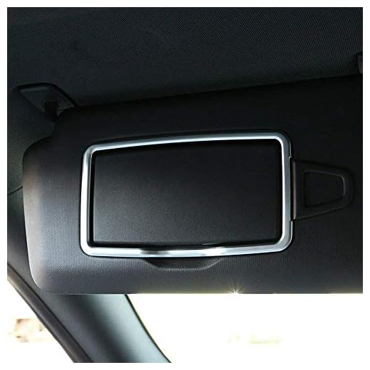 AUTO Pro para Mercedes-Benz Accesorios A C CLA GLC GLE ML GLA W204 W205 X204 ABS Cromado Espejo de tocador Interior de Coche decoración