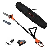 [収納袋付] YARD FORCE ヤードフォース 24Vブラシレス高枝チェーンソープロ 業者要らず 高枝切り 充電式 高枝 電動チェーンソー（型番；LSC15-JP）