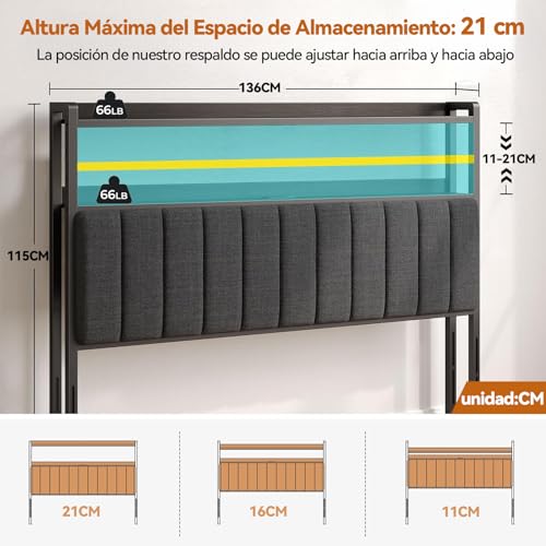 Listado de Cabecera Queen disponible en línea para comprar. 12 Imagen adicional