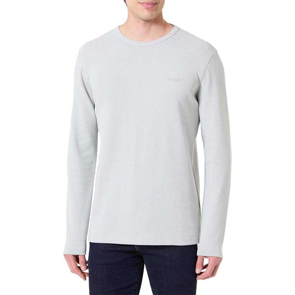 BOSS Herren Tempesto T-Shirt aus Baumwoll-Mix mit Waffelstruktur