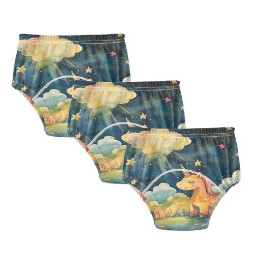 Coikll Cartoon Horse Toddler Training Underwear Waterproof Baby Pee Pants -5T