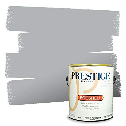 PRESTIGE P300-P-SW7072 Interior Paint and Primer in One, 1-Gallon, Eggshell, Comparable Match of Sherwin Williams Online, 1 Gallon, SW306-Online