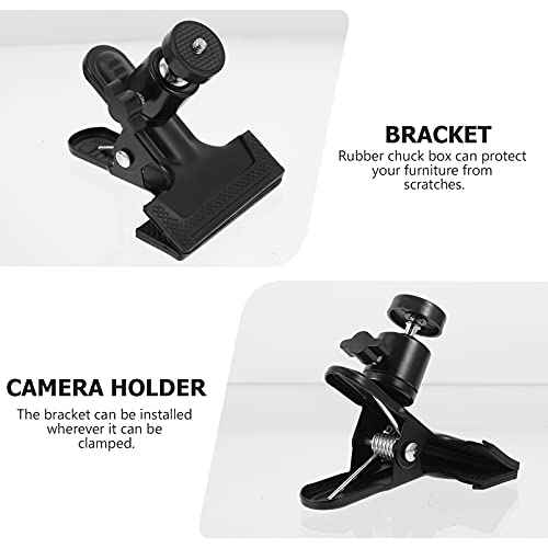 2 Unidades Suporte De Clipe De Mesa Clipe De Webcam De Câmera Digital Braçadeira Para Câmera Montage