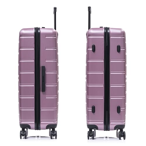 Image of InUSA TREND Luggage with Spinner Wheels | Durable lightweight Hardside Suitcase, Travel Bag with Handle and Trolley | 32-inch Extra-Large Checked luggage | Rose Gold