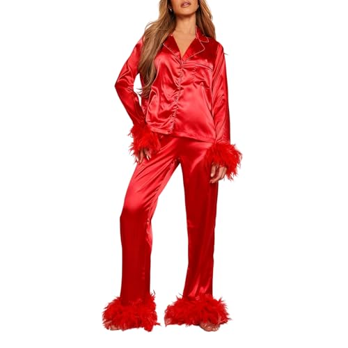 Pyjama 2 pièces femme finis les frissons nocturnes en automne et hiver grâce au pantalon long