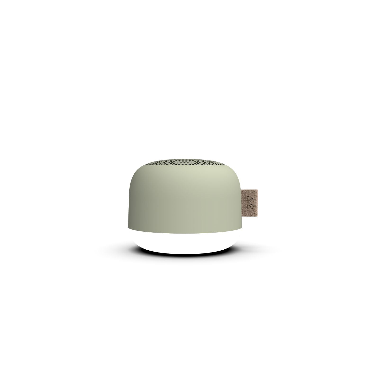KREAFUNK Alight Magnetic Bluetooth Speaker with Light, Dusty Olive