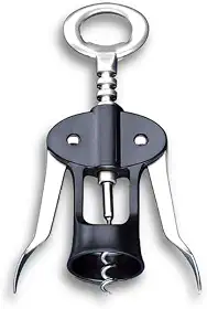Brinox - Saca Rolhas Aço Inoxidável - Preto
