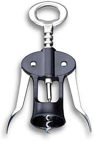 Brinox - Saca Rolhas Aço Inoxidável - Preto