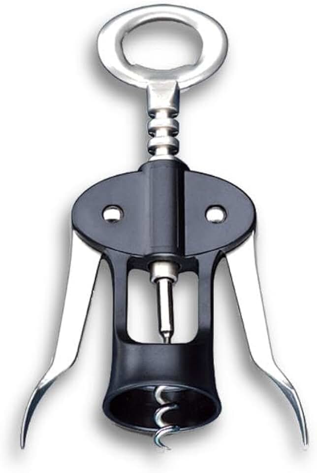 Brinox - Saca Rolhas Aço Inoxidável - Preto