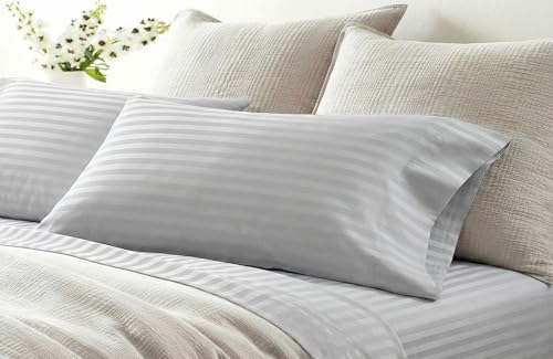 Parure de lit d'angle profond pour grand matelas California King gris - 4
