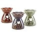 Gifts & Decor Porcelain Tulip Fun Flower Oil Warmer Figure, Set of 3