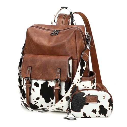 AGLOD Backpack Purse for Women PU Leather Back Packs Designer Ladies Shoulder Bag Fashion Faux Work Travel Handbags