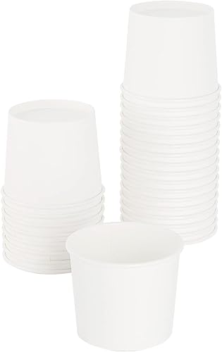 KARAT EARTH Contenedor de papel ecológico para alimentos fríoscalientes de 10 oz (3.575 in), blanco, KE-KDP10W - 1,000 ct