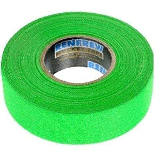 Renfrew Scapa Tapes Renfrew Bright or Patterned Cloth Hockey Tape - 1 Inch - Bright Green - 1 Inch
