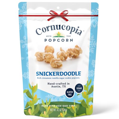 Cornucopia Popcorn Snickerdoodle – Gourmet Popcorn Made in Austin. A