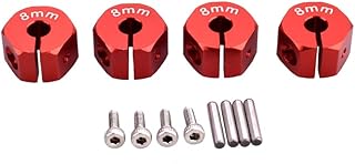 RCモデル 12mm 六角ホイール (4) ハブ 厚さ8mm 1/10 TRX、アキシャル、タミヤ、TC、ドリフト用