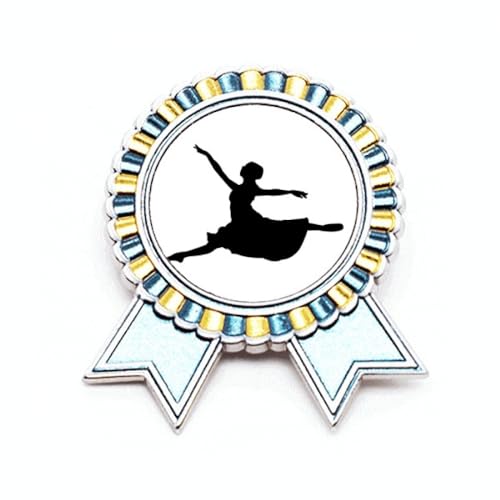 Broche de ballet pour danseuse de saut, un bijou en métal aux finitions d'exception