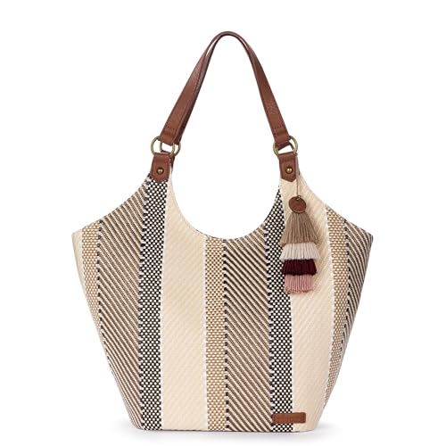 Image of Sakroots The Sak Roma Shopper Shoulder Bag Large Purse & Tote Bag with Double Straps & Zipper Pockets for Everyday & Travel