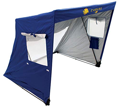 RIO Brands Beach Sol Cabana Sombrilla portátil azul miniatura 2