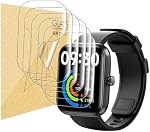 LYSANDRA Compatible for WNH IDW25 Smart Watch 1.83", [6 Pack] Full Coverage TPU Clear Film Compatible for VRPEFIT IDW25 1.83" Smart Watch