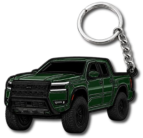FOUR WHEEL BEAST Metal Keychain for Nissan Frontier Titan Ac